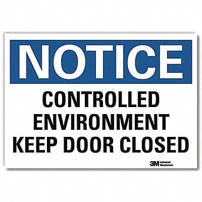 Notice Sign 7inx10in Reflective Sheeting