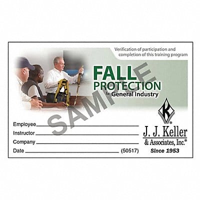 Wallet Card Fall Safety PK50