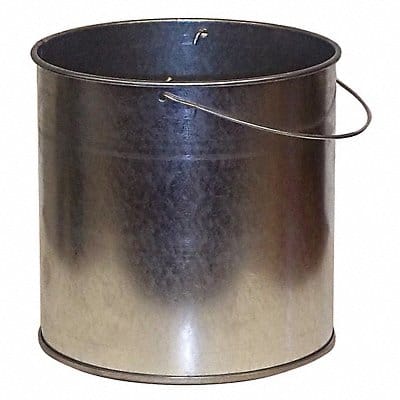 Ash Pail 1 gal Silver