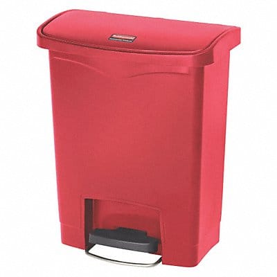 J2232 Wastebasket Rectangular 8 gal Red