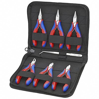 Precision Plier Set Dipped 6 Pcs