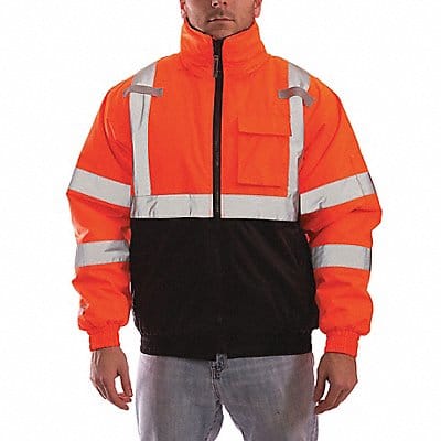 H1998 Hi-Vis Bomber Jacket Class 3 Org M