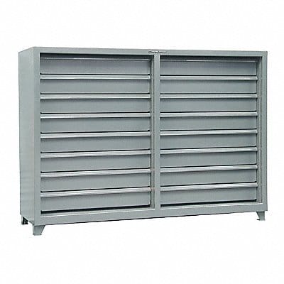 Storage Cab 59 x82 x26 DkGry 16Drwrs