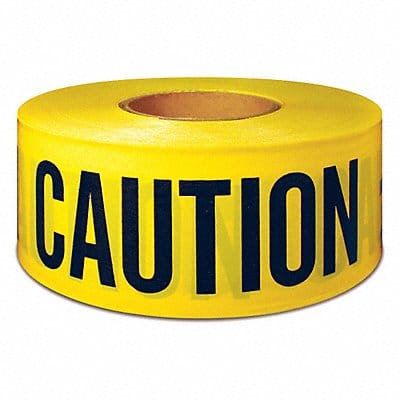 Barricade Tape Yellow 1 000 ft L 3 in