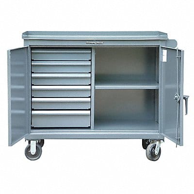 Rolling Tool Cabinet Gray Ind Prem Duty