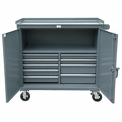 Rolling Tool Cabinet Gray Ind Prem Duty