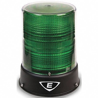 Warning Light LED Green 120 VAC