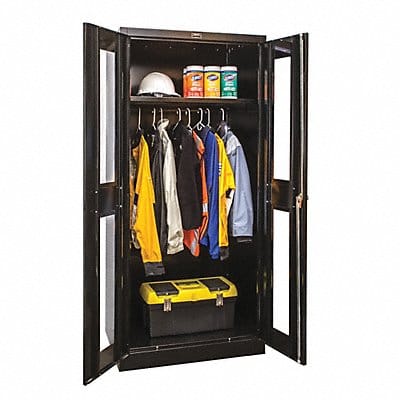 Wardrobe Cabinet 72 H 36 W Black