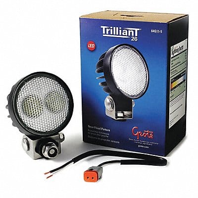 Work Light 1800 lm Round LED 4-1/4 H