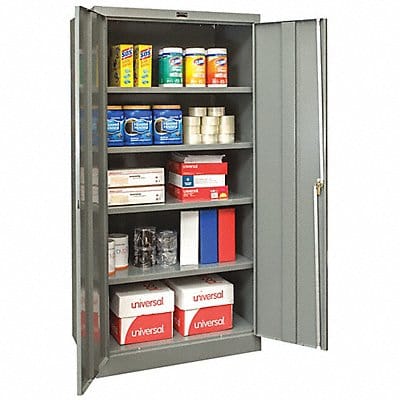 Shelving Cabinet 72 H 36 W Gray