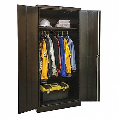 K3913 Storage Cabinet 78 x36 x18 Black 1Shlv