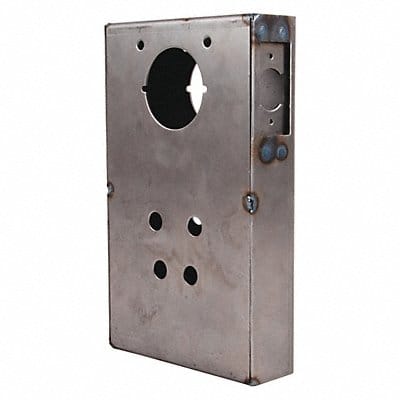 Weldable Gate Box Silver 5-1/2 W