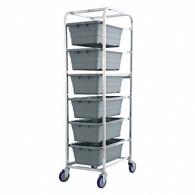 Tub Rack 600 lb Ld Cap. Aluminum Cart