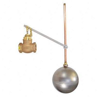 Float Valve Bronze FNPT 100 psi 1-1/2