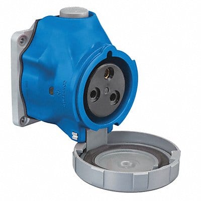 Pin and Sleeve Receptacle 240VAC Blue