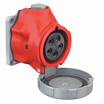 Pin and Sleeve Receptacle 240/415VAC Red