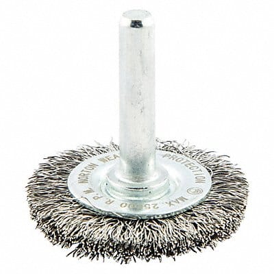 Wire Wheel Brush Shank Mount 1/4 L Trim