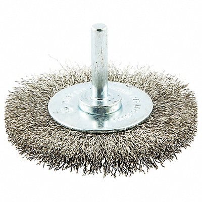 Wire Wheel Brush Shank Mount 3/4 L Trim