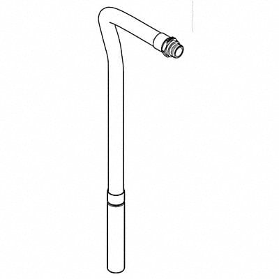 Hose and Nozzle Assembly Aluminum/Rubber