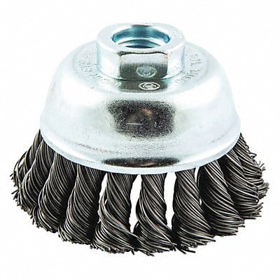 Knot Wire Cup Brush Threaded Arbor Mount