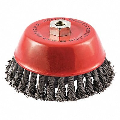 Knot Wire Cup Brush Threaded Arbor Mount