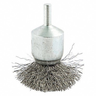 Crimped Wire End Brush Shank Size 1/4