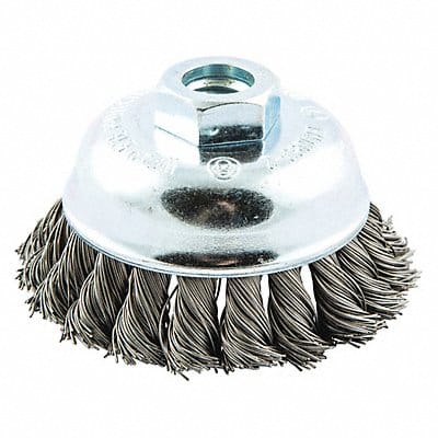 Knot Wire Cup Brush Threaded Arbor Mount