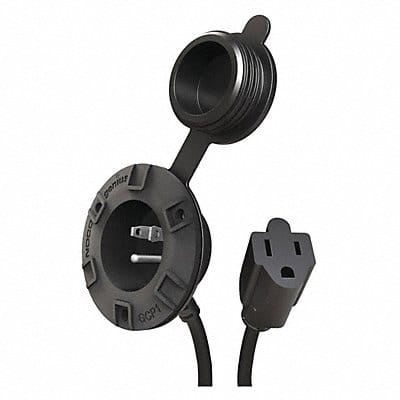 AC Port Black Plug-In