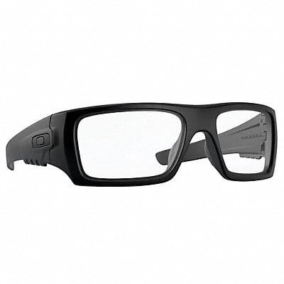 Glasses Clear Lens Blk Frame Det Cord