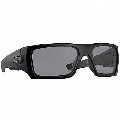 Glasses Gry Lens Blk Frame Det Cord