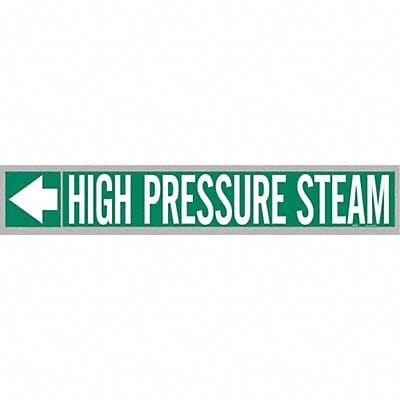 Pipe Mrkr High Pressure Steam 1in H