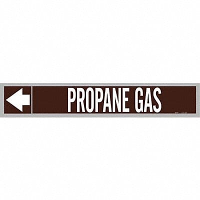 Pipe Markr Propane Gas 2in H 12in W