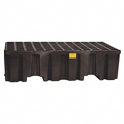 Spill Pallet w/Drain 66 gal 2 Drum