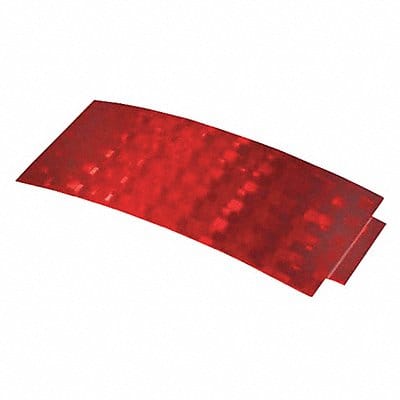 Reflector Rectangular Red 4-1/4 L