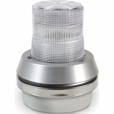 Horn Strobe White Cast Aluminum 24VDC