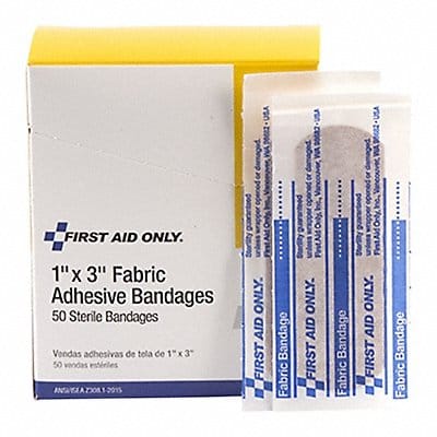 Adh Bandage Fabric 1 in W 50/Box PK50