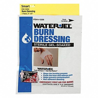 Burn Dressing Box with Wrapped Packets