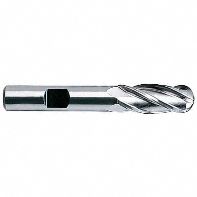 Ball End Mill Single End 1/2 Cobalt