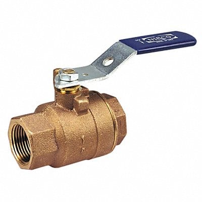 Bronze Ball Valve Inline FNPT 1-1/4 in