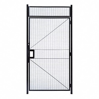 Hinged Gate 4 ft x 7 ft 3-1/4 In Enamel