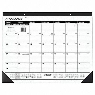 Desk Pad Calendar 22x17 In.