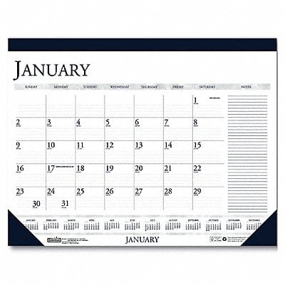 Monthly Desk Pad Calendar 22x17 In.