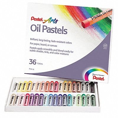 Oil Pastel Set w/Carrying Case PK36