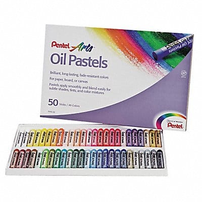 Oil Pastel Set w/Carrying Case PK50