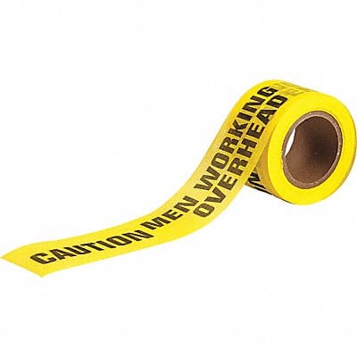 Barricade Tape Black/Yellow 150 ft L