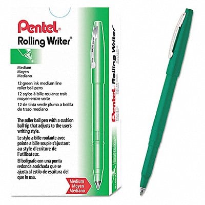 Rollerball Pens Green PK12