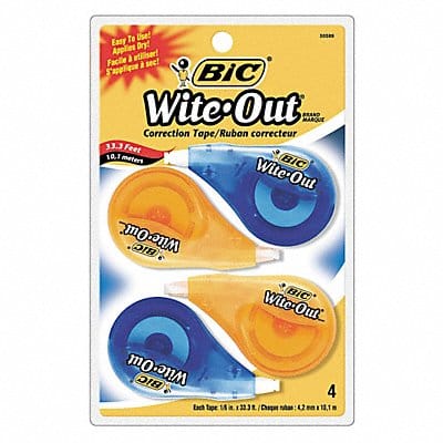 Correction Tape White PK4