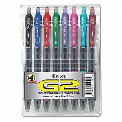 Rollerball Pens Assorted PK8