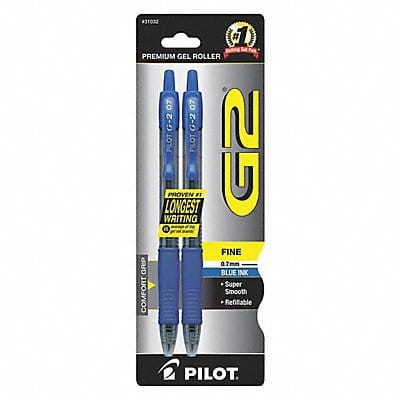 Rollerball Pens Blue PK2