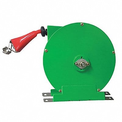 Cable Reel 50 ft Powder Coated Green